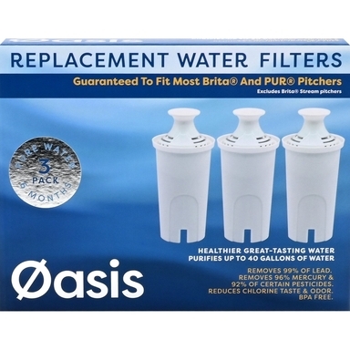 WATER PITCHER FILTER 3PK