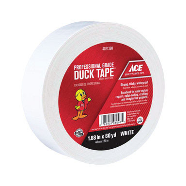 DUCT TAPE 60YDS WHT ACE