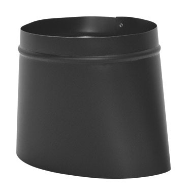 STOVE PIPE BLK STL 6X7"