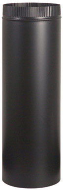 Stovpipe Blk Stl 4x24"