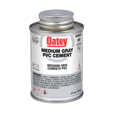 Cement Pvc Med Gray 4oz