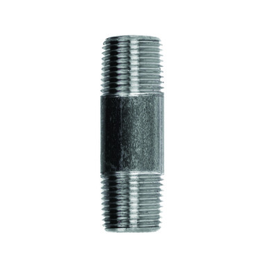 Nipple Black 1/2"x2.5"