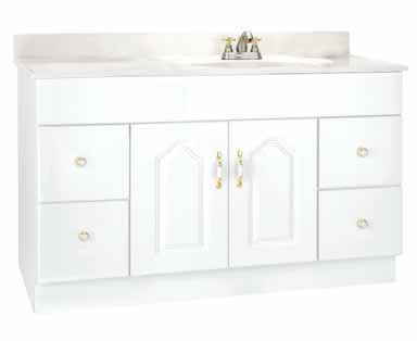 VANITY BATH 48X18 WHITE