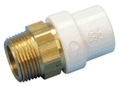 ADAPTR BRASS TRANS 1/2" N