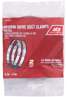 Clamp Worm Drive3-4"2pk