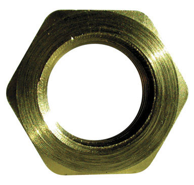 PIPE LOCK NUT 3/8" BRS