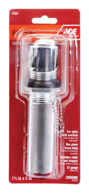 DRAIN W/PLUG 1-1/4"CH