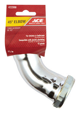 45D ELBOW 1-1/2" 22GA