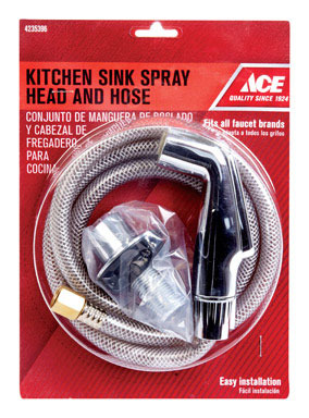 SINK SPRAY HOSE&HEAD CHR