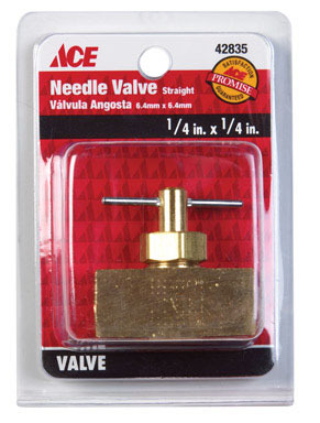 NEEDLE VALVE 1/4 FPT