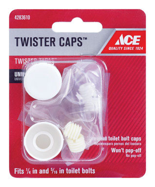 TWISTER BOLT TOILET CAPS