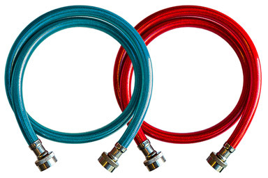 Wash Mach Hose 3/8" 2pk