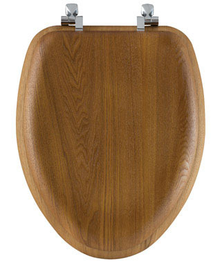 Toilet Seat Elng Oak Vnr