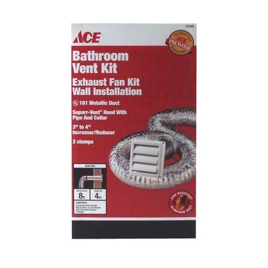 WALL BATH VENT KIT W/DUC