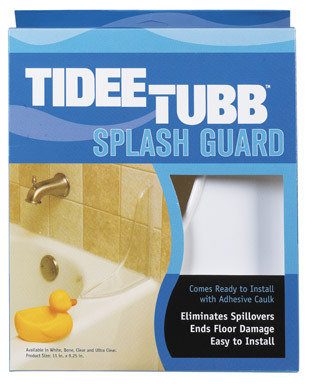 SPLSH GARD TIDEE-TUB WH