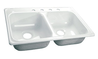 KITCHEN SINK 33"X 22"WHT