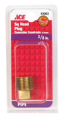 BRASS PLUG SP.HD.3/8