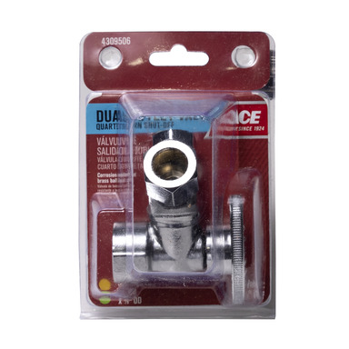 SHUT-OFF VALVE 1/2X3/8"