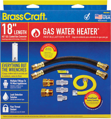 INSTALL KIT GAS WTR HTR