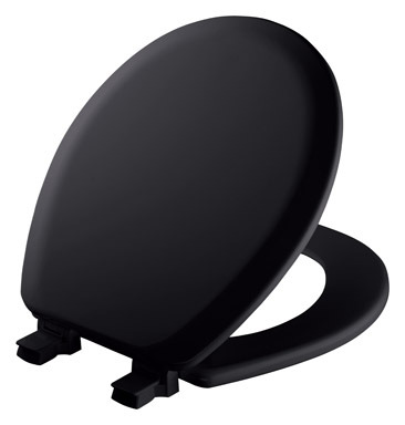 TOILET SEAT RND BLACK