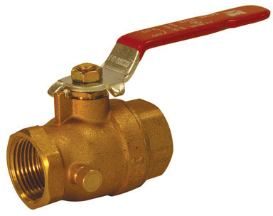 BALL VALVE BRASS LEVR 1"