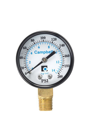 Pressure Gauge 0-200 Psi