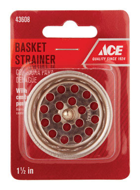 BASKET STRAIN 1-1/2" SS