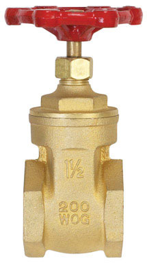 VALVE GATE BRASS 1.5"IPS