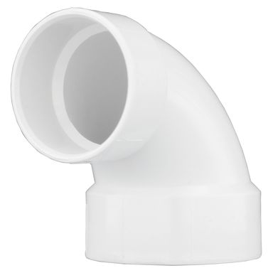 Elbow 90 Pvc Dwv 4x3"hxh