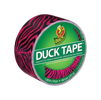 DUCT TAPE PINK ZEBRA