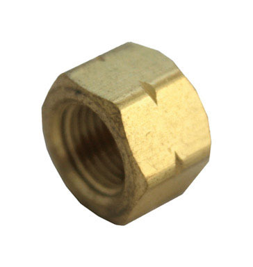 Pipe Cap 3/8" Brass Lf