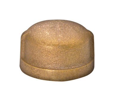 Cap 1" Red Brass Lf