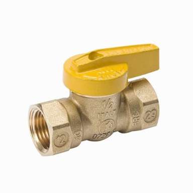 Gas Ball Vlve Brass 3/8"