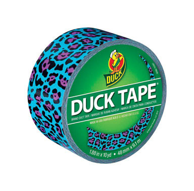 DUCKTAPE BLU LEOPARD10YD