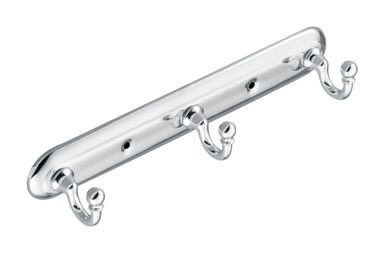 ROBE 3-HOOK CHROME MOEN