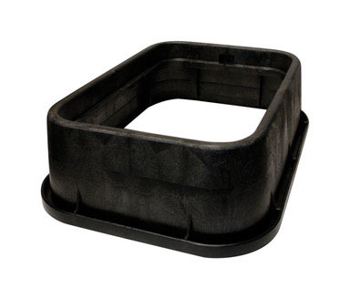 VALVE BOX RISER BLK 6"