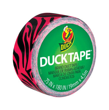 DUCT TAPE PINK ZEBRA180"