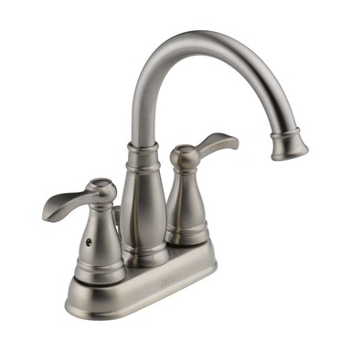 LAV FAUCET2H W/POP BN LL