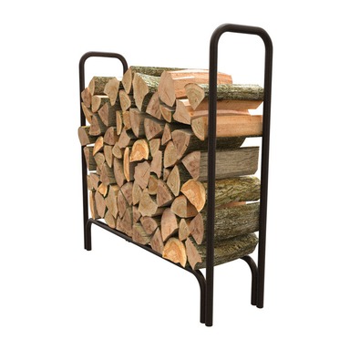 LOG RACK STEEL 48X14X48"