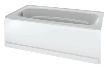 LEFT DRAIN TUB 60X32