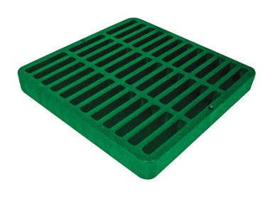 GRATE SQUARE 9" GREEN