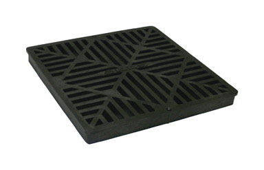 HVY DTY GRATE SQ 12" BLK