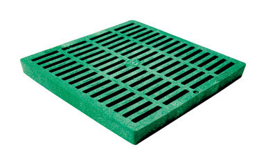 GRATE SQUARE 12" GREEN