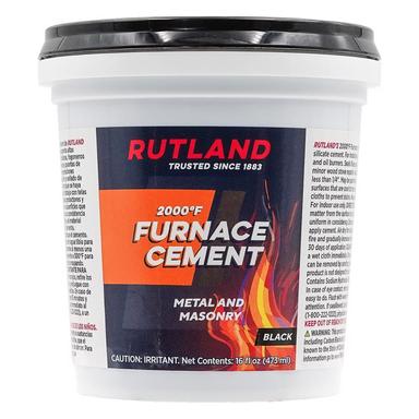 FURNACE CEMENT BLK 16OZ