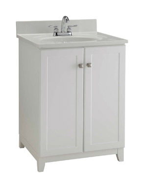 VANITY 2 DOOR  24X21 WHT