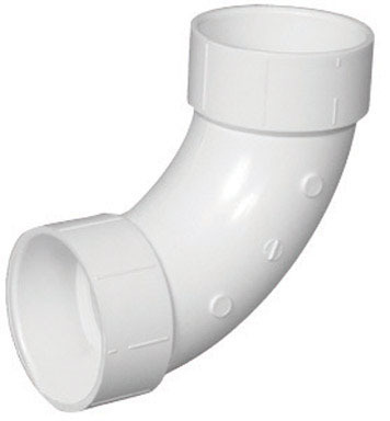 Elbow 90l Pvc Dwv 4"hxh