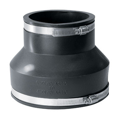 Flex Pvc Coupling 6"x4"