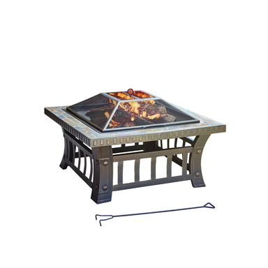 30"SQUARE SLATE FIRE PIT