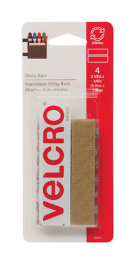 VELCRO STRIP 4" BEIGE