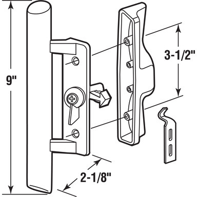 Sliding Glas Door Handle